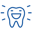 happy tooth icon