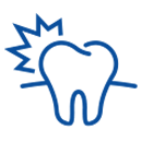 cracked tooth icon