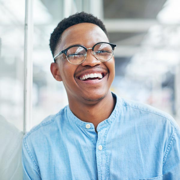 smiling young man