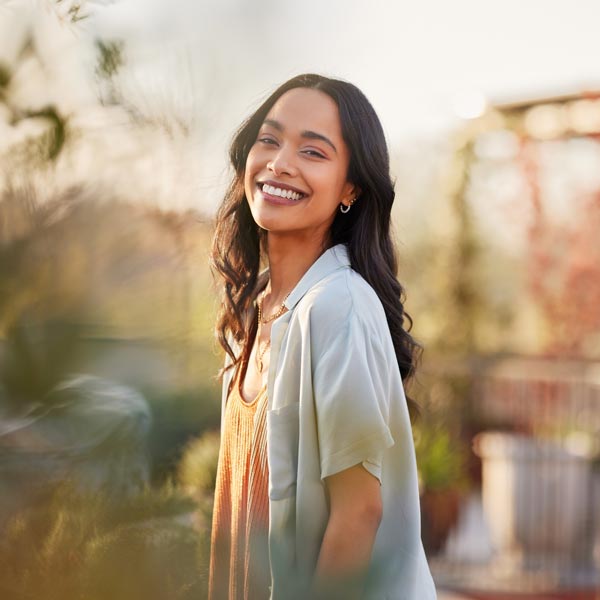 smiling woman