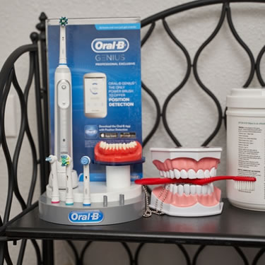 tooth brush display